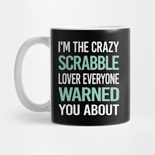 Crazy Lover Scrabble Mug